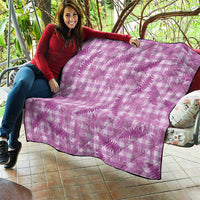 Pink Palaka Hawaii Palapalai Quilt Hawaiian Fern - Polynesian Pride