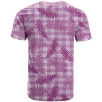 Pink Palaka Hawaii Palapalai T Shirt Hawaiian Fern - Polynesian Pride