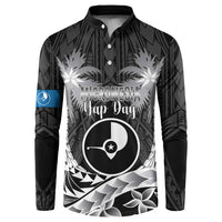 FSM Yap Day Button Sweatshirt 2025 Wa'ab Micronesia Black Color