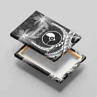 FSM Yap Day Canvas Wall Art 2025 Wa'ab Micronesia Black Color