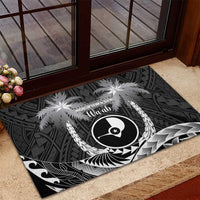 FSM Yap Day Rubber Doormat 2025 Wa'ab Micronesia Black Color