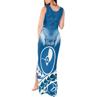 FSM Yap Day Tank Maxi Dress 2025 Wa'ab Micronesia Flag Color