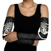 Aloha Hawaii Kalo Pikake Lei Arm Sleeves Chest Tattoo Black Hawaiian Pattern LT14 - Polynesian Pride