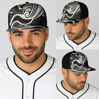 Aloha Hawaii Kalo Pikake Lei Baseball Net Cap Chest Tattoo Black Hawaiian Pattern LT14 - Polynesian Pride