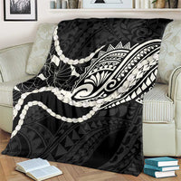 Aloha Hawaii Kalo Pikake Lei Blanket Chest Tattoo Black Hawaiian Pattern LT14 - Polynesian Pride