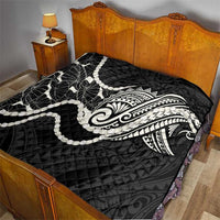 Aloha Hawaii Kalo Pikake Lei Quilt Chest Tattoo Black Hawaiian Pattern