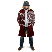 Aloha Hawaii Kalo Pikake Lei Cloak Chest Tattoo Oxblood Hawaiian Pattern LT14 - Polynesian Pride