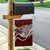 Aloha Hawaii Kalo Pikake Lei Garden Flag Chest Tattoo Oxblood Hawaiian Pattern LT14 - Polynesian Pride