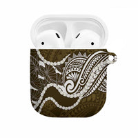 Aloha Hawaii Kalo Pikake Lei AirPods Case Chest Tattoo Gold Hawaiian Pattern LT14 Gold - Polynesian Pride
