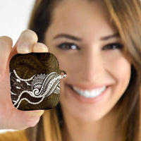 Aloha Hawaii Kalo Pikake Lei AirPods Case Chest Tattoo Gold Hawaiian Pattern LT14 - Polynesian Pride