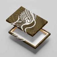 Aloha Hawaii Kalo Pikake Lei Canvas Wall Art Chest Tattoo Gold Hawaiian Pattern LT14 - Polynesian Pride