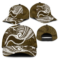 Aloha Hawaii Kalo Pikake Lei Classic Cap Chest Tattoo Gold Hawaiian Pattern LT14 - Polynesian Pride