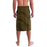 Aloha Hawaii Kalo Pikake Lei Lavalava Chest Tattoo Gold Hawaiian Pattern LT14 - Polynesian Pride