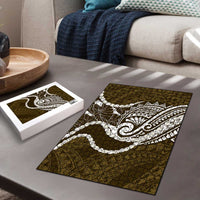 Aloha Hawaii Kalo Pikake Lei Puzzle Chest Tattoo Gold Hawaiian Pattern LT14 - Polynesian Pride