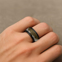 Aloha Hawaii Kalo Pikake Lei Spinner Ring Chest Tattoo Gold Hawaiian Pattern LT14 - Polynesian Pride