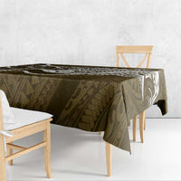 Aloha Hawaii Kalo Pikake Lei Tablecloth Chest Tattoo Gold Hawaiian Pattern LT14 - Polynesian Pride