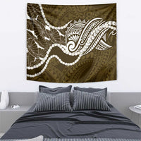 Aloha Hawaii Kalo Pikake Lei Tapestry Chest Tattoo Gold Hawaiian Pattern LT14 - Polynesian Pride
