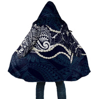 Aloha Hawaii Kalo Pikake Lei Cloak Chest Tattoo Oxford Blue Hawaiian Pattern LT14 Unisex Oxford Blue - Polynesian Pride