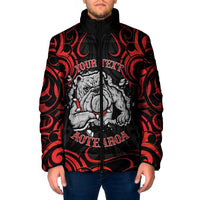 Aotearoa Bulldog Padded Jacket NZ Maori Tattoo - Polynesian Pride
