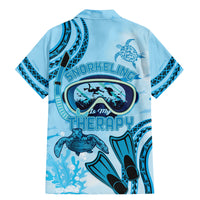 Hawaii Sea Turtle Snorkeling Is My Therapy Family Matching Mermaid Dress and Hawaiian Shirt