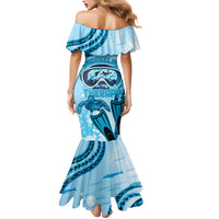 Hawaii Sea Turtle Snorkeling Is My Therapy Mermaid Dress LT14 - Polynesian Pride