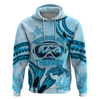 Hawaii Sea Turtle Snorkeling Is My Therapy Zip Hoodie