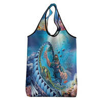 Hawaii Snorkeling Honu Turtle Grocery Bag Under The Ocean Vibes LT14 - Polynesian Pride