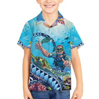 Hawaii Snorkeling Honu Turtle Hawaiian Shirt Under The Ocean Vibes LT14 - Polynesian Pride