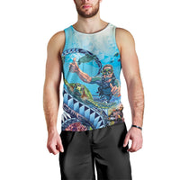 Hawaii Snorkeling Honu Turtle Men Tank Top Under The Ocean Vibes LT14 - Polynesian Pride