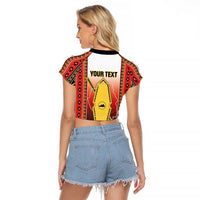 Personalised Bukidnon Philippines Raglan Cropped T Shirt The Food Basket of Region X