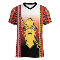 Personalised Bukidnon Philippines Women V-Neck T-Shirt The Food Basket of Region X