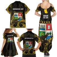 Agusan del Sur Philippines Family Matching Summer Maxi Dress and Hawaiian Shirt Habagatang Agusan Lolong