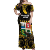Agusan del Sur Philippines Off Shoulder Maxi Dress Habagatang Agusan Lolong