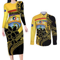 Quezon Province Couples Matching Long Sleeve Bodycon Dress and Long Sleeve Button Shirt Cocolandia Philippines Turtle