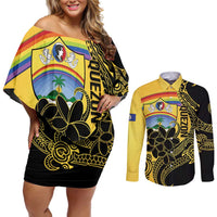 Quezon Province Couples Matching Off Shoulder Short Dress and Long Sleeve Button Shirt Cocolandia Philippines Turtle