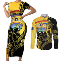 Quezon Province Couples Matching Short Sleeve Bodycon Dress and Long Sleeve Button Shirt Cocolandia Philippines Turtle