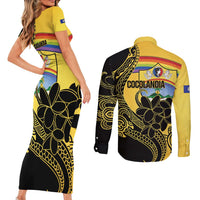 Quezon Province Couples Matching Short Sleeve Bodycon Dress and Long Sleeve Button Shirt Cocolandia Philippines Turtle