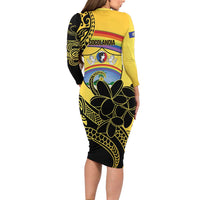Quezon Province Family Matching Long Sleeve Bodycon Dress and Hawaiian Shirt Cocolandia Philippines Turtle
