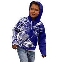 Personalised American Samoa Kid Hoodie July 4 Independence Day LT14 - Polynesian Pride