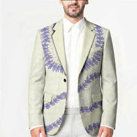 Hawaii Honohono Palaka Motifs Blazer Hawaiian Orchid Lei LT14 - Polynesian Pride