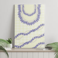 Hawaii Honohono Palaka Motifs Canvas Wall Art Hawaiian Orchid Lei LT14 - Polynesian Pride