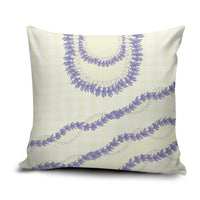 Hawaii Honohono Palaka Motifs Pillow Cover Hawaiian Orchid Lei LT14 Cream - Polynesian Pride