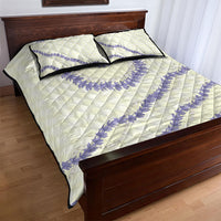 Hawaii Honohono Palaka Motifs Quilt Bed Set Hawaiian Orchid Lei LT14 - Polynesian Pride