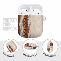 Aloha Hawaii Mikioi Lei AirPods Case Cattail Red Tropical Flower Pattern LT14 - Polynesian Pride