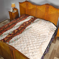 Aloha Hawaii Mikioi Lei Quilt Cattail Red Tropical Flower Pattern - Polynesian Pride