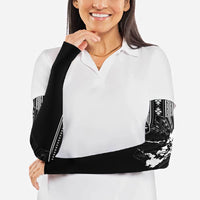 Mabuhay Philippines Festival Arm Sleeves Filipino Map Black White Igorot Pattern