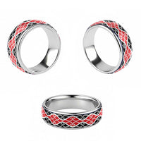 New Zealand Patiki Kowhaiwhai Motif Classic Ring - Polynesian Pride