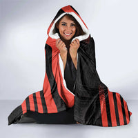 Custom New Caledonia Football Hooded Blanket Allez Les Cagous Polynesian Pattern