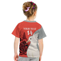 Custom Nouvelle-Caledonie Football Kid T Shirt Allez Les Cagous Simple Style