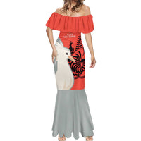 Custom Nouvelle-Caledonie Football Mermaid Dress Allez Les Cagous Simple Style